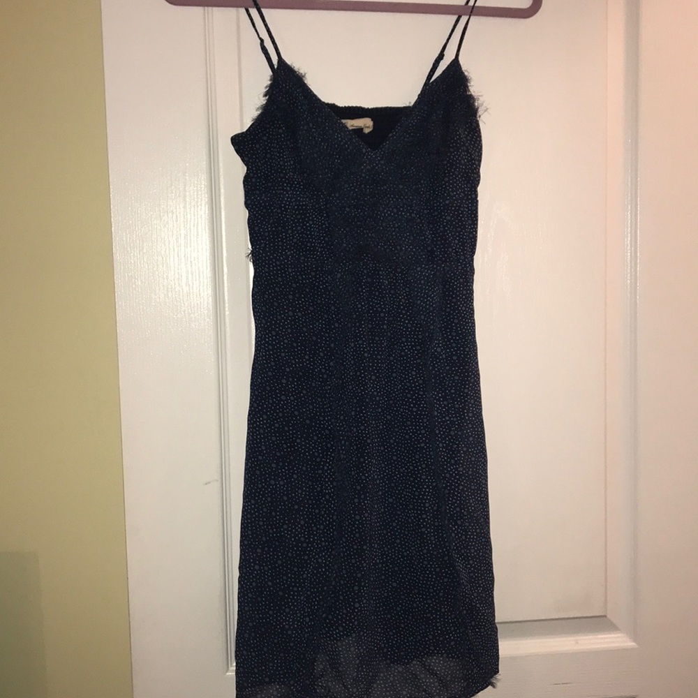 American Eagle polka dot spaghetti strap dress